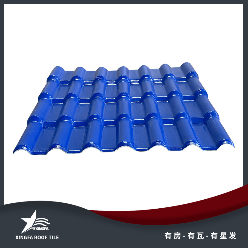 南京深蓝色合成树脂瓦 南京市政工程树脂瓦 运输便捷安装方便 南京树脂瓦厂家